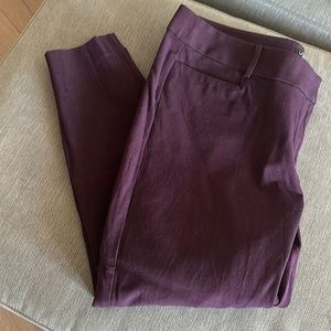 Loft Purple Skinny Trousers